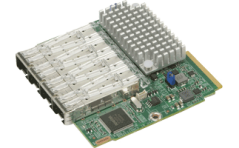 SUPERMICRO AIOM Quad-Port 10GbE(2xRJ45 & 2xSFP+) Based on Intel X710