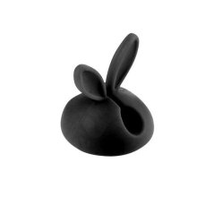 Přilepovací organizér kabelů - králík - Black