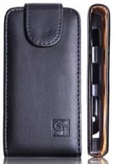 Výklopné pouzdro koženkové Nokia 5530 Black