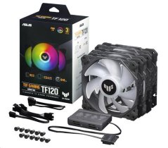 ASUS TUF GAMING TF120 ARGB 3IN1 - set 3 ventilátorov 120mm + hub