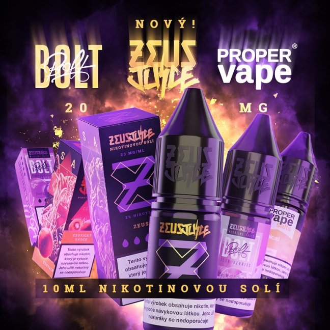 Zeus Juice Proper Vape Salt - E-liquid - Blueberry Bubblegum - 10ml - 20mg