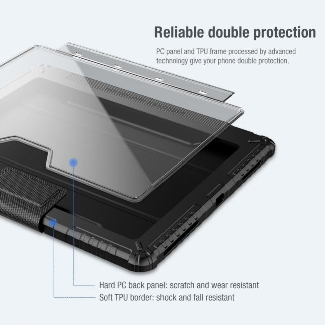 Nillkin Bumper PRO Protective Stand Case pro iPad Pro 12.9 2020/2021/2022 Black