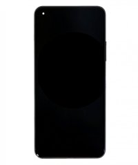 LCD Display + Dotyková Deska + Přední Kryt pro Xiaomi 11 Lite NE 5G Black (Service Pack)