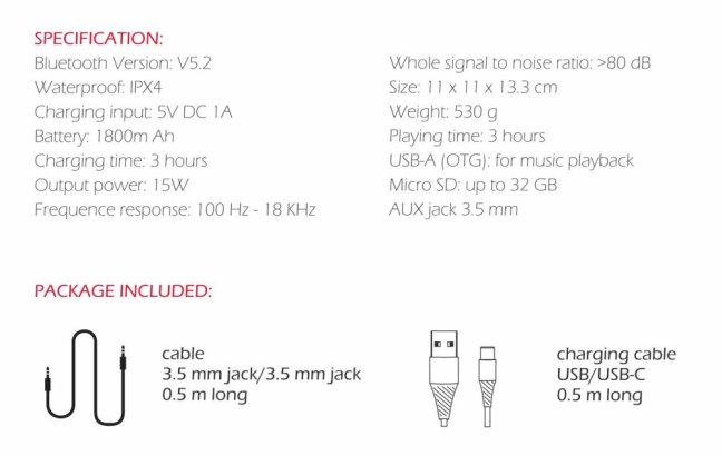 BLUETOOTH REPRODUKTOR SWISSTEN SOUND-X ŠEDÝ