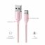 DATOVÝ KABEL SWISSTEN TEXTILE II USB / USB-C 1,5 M RŮŽOVÝ
