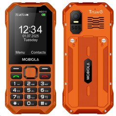 MOBIOLA MB510 TitanX, oranžová, použité zboží