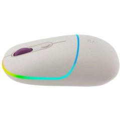 CANYON myš optická bezdrátová MW-22, RGB, 800/1200/1600 dpi, 4 tl, BT+2,4GHz, baterie 650mAh, rice