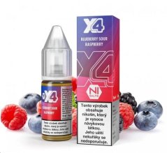 X4 Bar Juice Salt - E-liquid - Blue Sour Raspberry (Borůvka s malinou) - 10mg