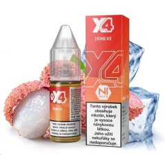 X4 Bar Juice Salt - E-liquid - Lychee ICE (Chladivé liči) - 10mg