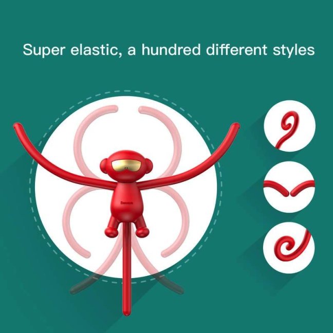 Baseus Fragrance Car Monkey-Shaped Red