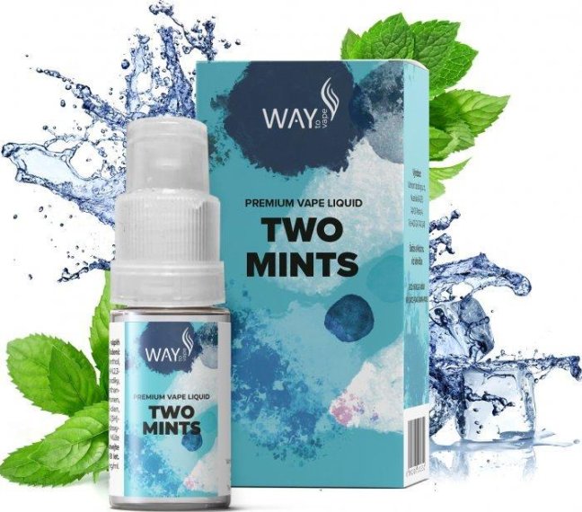 LIQUID WAY TO VAPE TWO MINTS 10ML-0MG