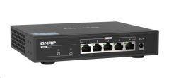 QNAP 2,5GbE switch QSW-1105-5T (5x 2,5GbE port, pasivní chlazení, podpora 100M/ 1G/ 2,5G)