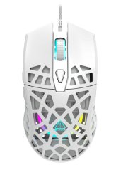 CANYON herní myš Puncher GM-20, drátová, až 12 000 DPI, Pixart 3360, 7tl., makra, bílá