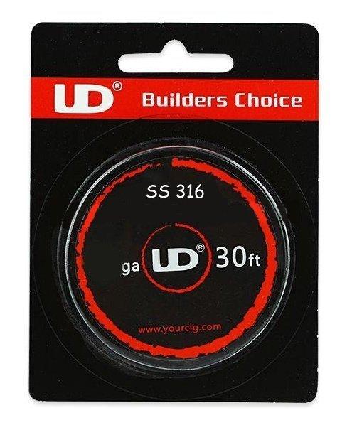 UD SS316 ODPOROVÝ DRÁT 28GA 0,3MM 9M