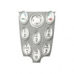 Nokia 3200 silver-white klávesnice