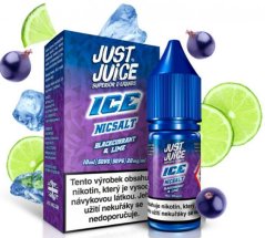LIQUID JUST JUICE SALT ICE BLACKCURRANT & LIME 10ML - 20MG