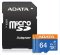 Adata/micro SDHC/64GB/UHS-I U1 / Class 10/+ Adaptér