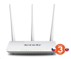 Tenda F3 (F303) WiFi N Router 802.11 b/g/n, 300 Mbps, WISP, Universal Repeater, 3x 5 dBi antény