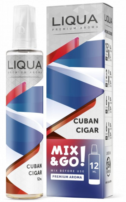 Příchuť Liqua Mix&Go 10ml Cuban Cigar