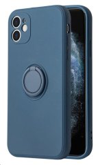 Vennus Silicone Ring Case for Xiaomi 12 Blue