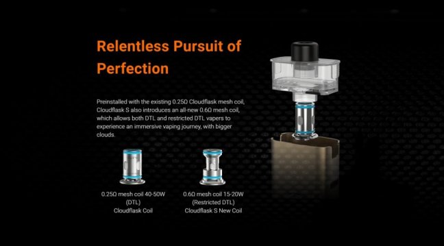 Aspire Cloudflask S - Pod Cartridge - 5,5ml