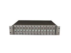 TP-LINK TL-MC1400 14-slot Media Converter Chassis, Supports Redundant Power Supply, with One AC Power Supply Preinstall