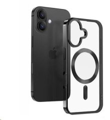 POUZDRO SWISSTEN CLEAR JELLY MagStick METALLIC PRO APPLE IPHON AIR ČERNÉ