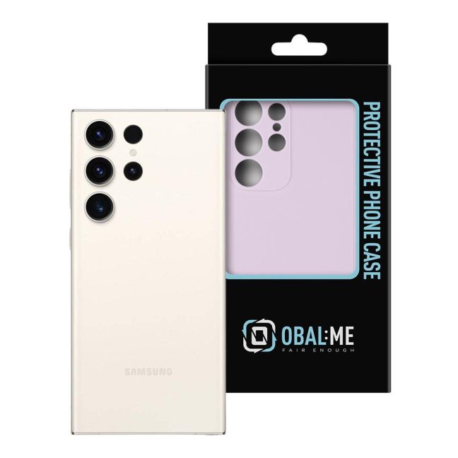 OBAL:ME Matte TPU Kryt pro Samsung Galaxy S23 Ultra Purple