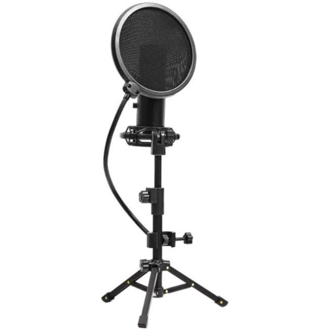 LORGAR mikrofon Soner 721 pro Streaming, kondenzátorový, Volume, černý