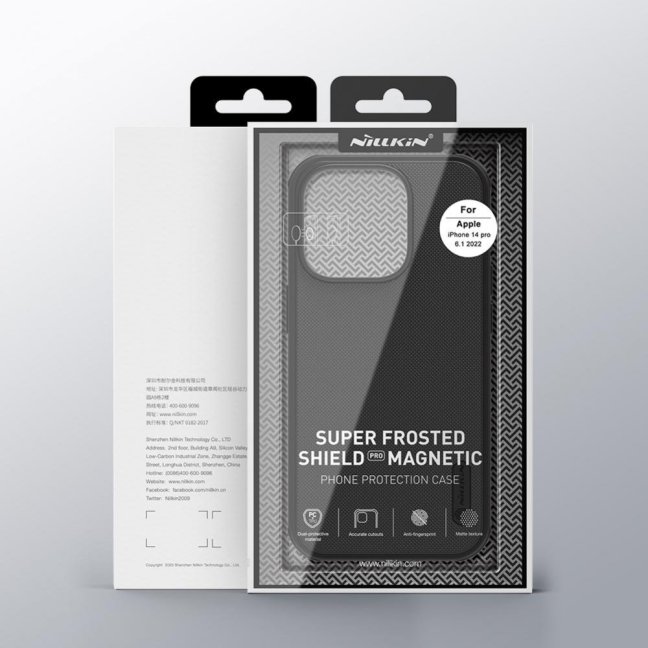 Nillkin Super Frosted PRO Magnetic Zadní Kryt pro Apple iPhone 14 PRO Black