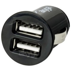 Akyga Autonabíječka 2xUSB 5V/2.1A a 5V/1A černá