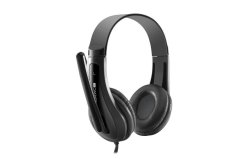 CANYON headset HSC-1, lehký, 3,5 mm jack TRRS, černá