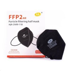 Respirátor HJR třída ochrany FFP2 - černý po expiraci