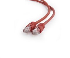 Gembird patch kabel Cat6 UTP, 0.5 m, červený