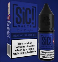 Sic!Salts - Salt e-liquid - Blackcurrant Ice - 10ml - 20mg
