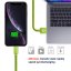 DATOVÝ KABEL SWISSTEN TEXTILE USB / LIGHTNING 2,0 M ZELENÝ