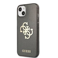 Guess TPU Big 4G Full Glitter Zadní Kryt pro iPhone 13 mini Black