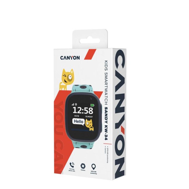 CANYON smart hodinky Sandy KW-34 BLUE/GREY