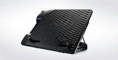 chladící podstavec Coolermaster NotePal ErgoStand III pro NTB do 17", USB hub, black, 23cm fan