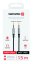 AUDIO KABEL SWISSTEN TEXTILE JACK (samec) / JACK (samec) 1,5 M ČERNÝ (nahrazuje 73501101)