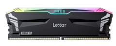 Lexar ARES DDR5 32GB (kit 2x16GB) UDIMM 6400MHz CL32 XMP 3.0 - RGB, Heatsink, černá