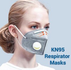 Maska - respirátor ŠEDÝ s FILTREM N95/FFP2 5 vrstev po expiraci