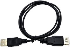 C-TECH USB A-A 1,8m 2.0 prodlužovací, černý