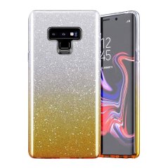 Back Case BLING - SAMSUNG GALAXY A02s Gold