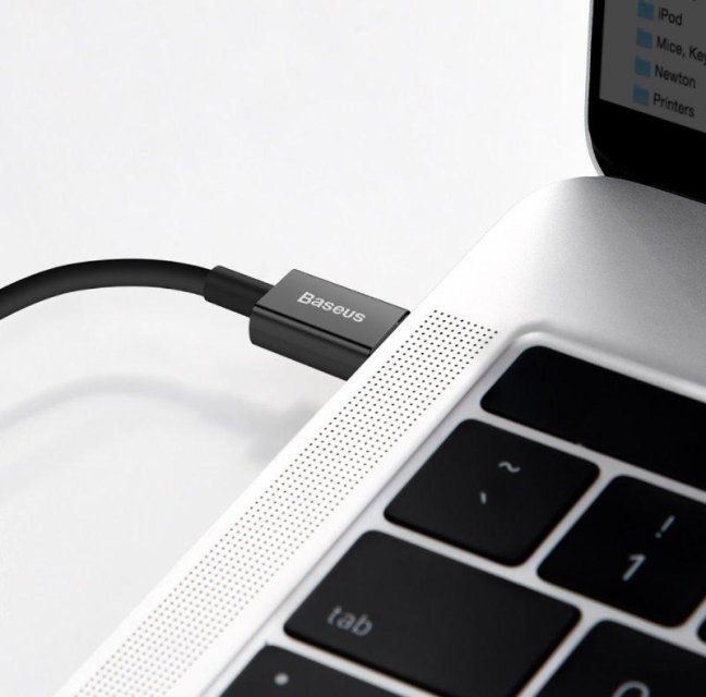 Baseus CATLYS-C01 Superior Fast Charging Datový Kabel USB-C to Lightning 20W 2m Black