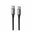 DATOVÝ KABEL SWISSTEN TEXTILE II USB-C / USB-C 1,5 M ČERNÝ