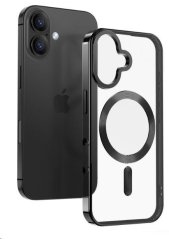 POUZDRO SWISSTEN CLEAR JELLY MagStick METALLIC PRO APPLE IPHONE 17 PRO ČERNÉ