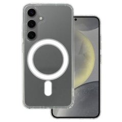 AKRYLOVÉ POUZDRO MAGSAFE PRO SAMSUNG GALAXY S24 PRŮHLEDNÉ