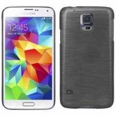 POUZDRO SILIKON METALLIC SAMSUNG G850 GALAXY ALPHA CERNÉ