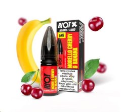 RIOT X Salt Morello Cherry & Banana (Kyselá višeň a banán) 10ml 10mg